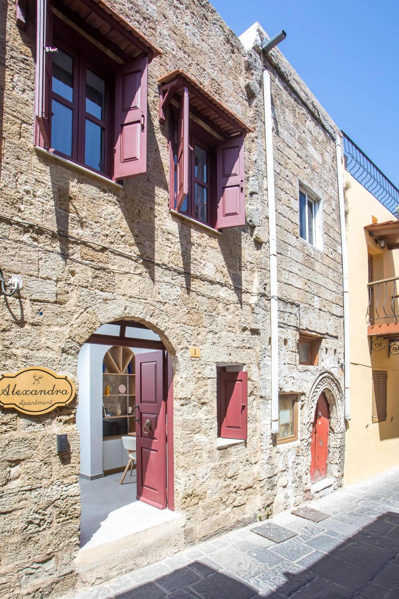 Alexandras Stone House Villa Rhodes City Exterior photo